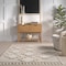 Nuloom Polina Geometric High-Low Tasseled Area Rug 4ft x 6ft KKGS04A-406 - alternate 2